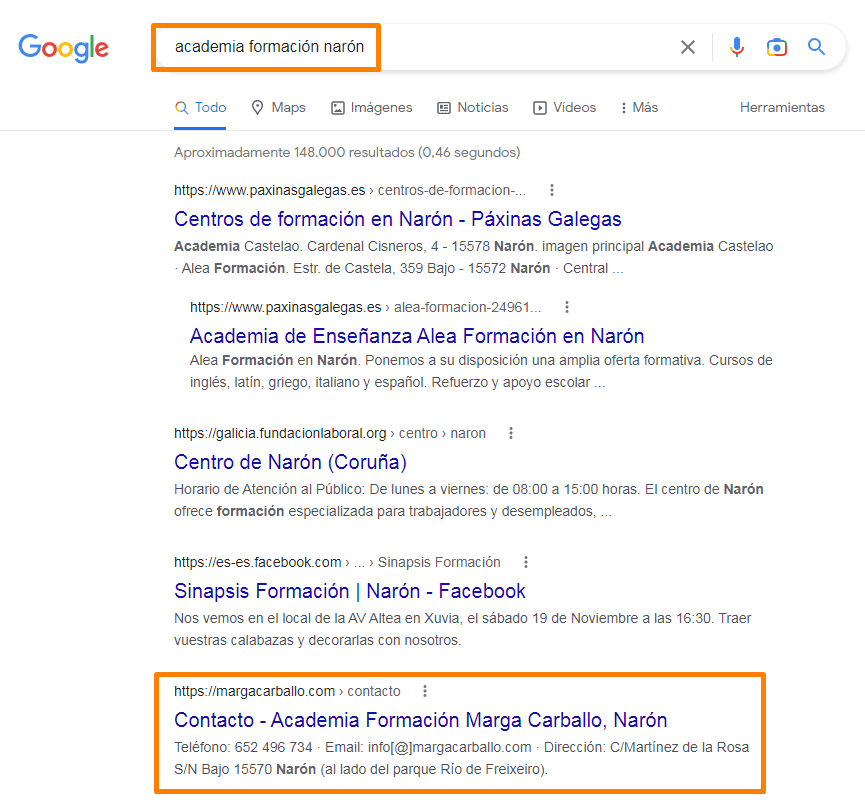 221219 Google Marga Carballo Contacto